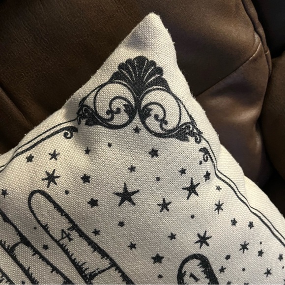 Palmistry Halloween decor Palm Reader 16” Throw Pillow With Stars, Planets Tarot - Picture 6 of 10